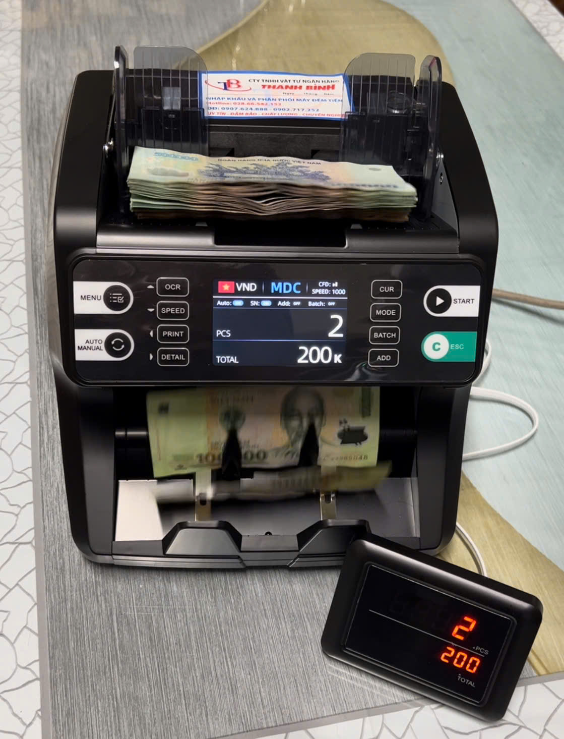 MÁY ĐẾM TIỀN HITACHI 6868